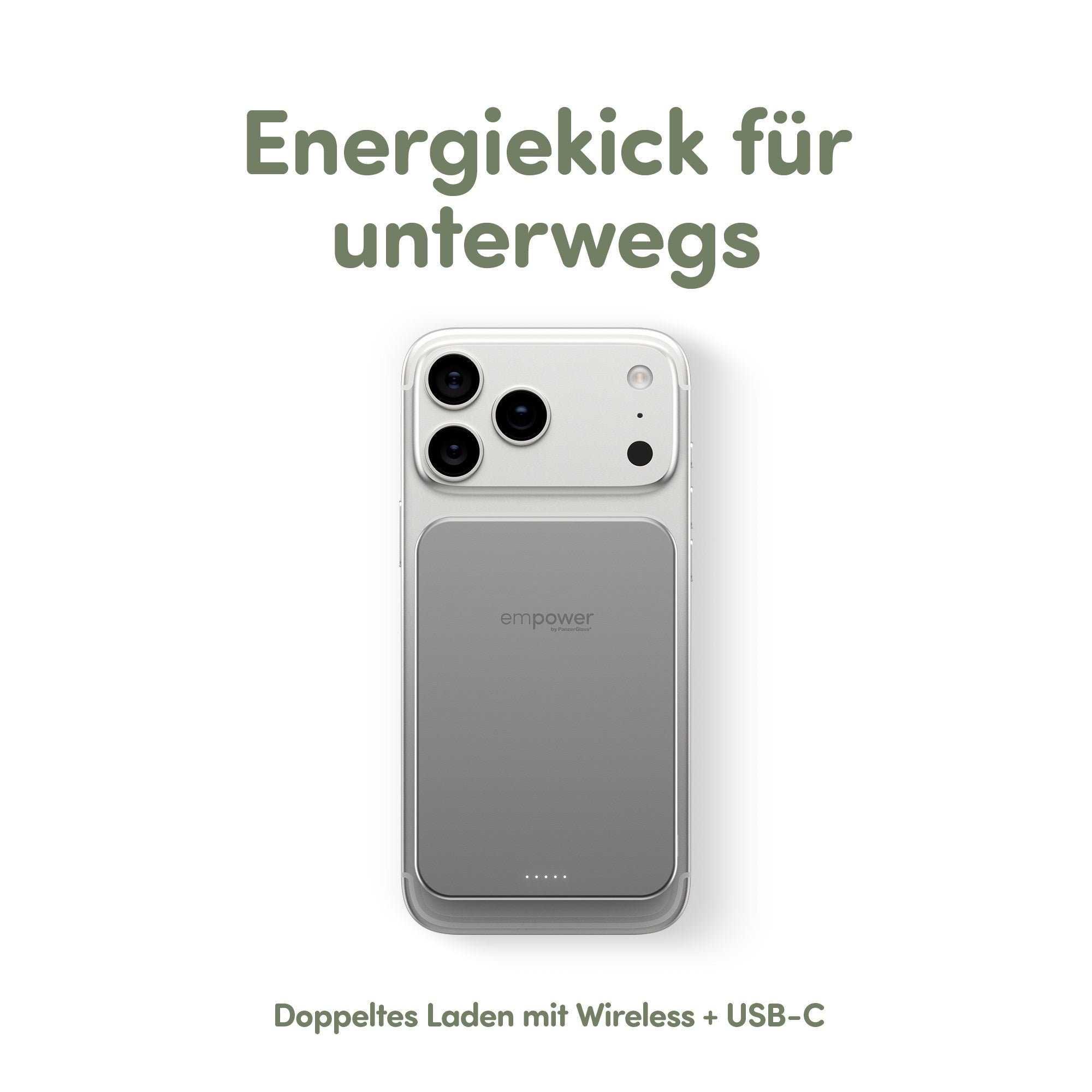 empower by PanzerGlass® empower Bank | 10000mAh | Titanium